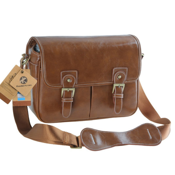 Leather Shoulder Camera Bag