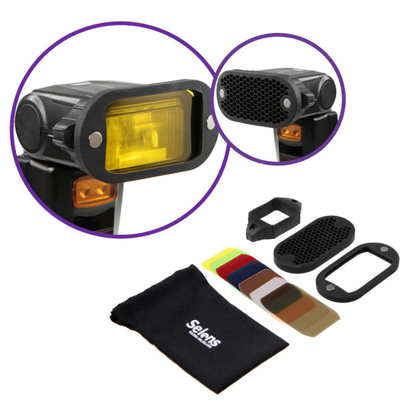 Speedlight Magnetic Colour Gels & Honeycomb Grid